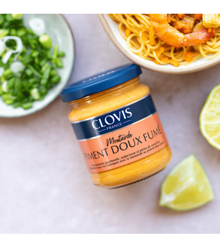 Moutarde Piment Doux Fumé 200g - Exclusivité en Édition limitée