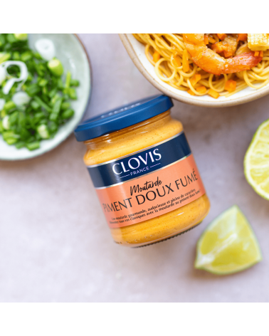 Moutarde Piment Doux Fumé 200g - Exclusivité en Édition limitée
