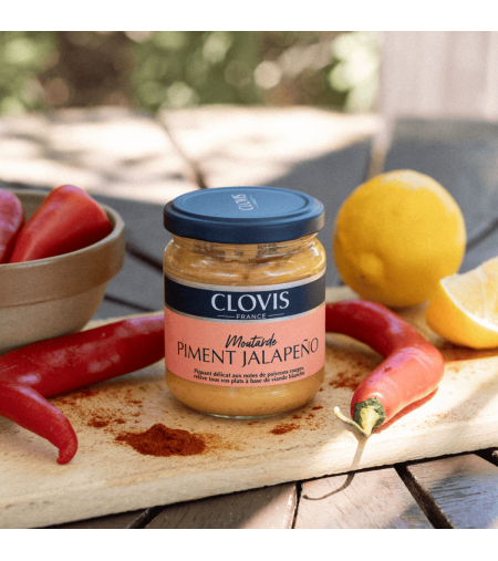 Moutarde Piment Jalapeño 200g - Clovis France