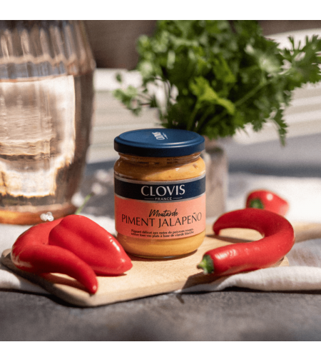 Moutarde Piment Jalapeño 200g - Clovis France