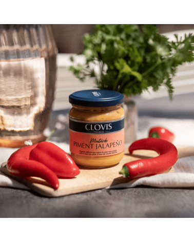 Moutarde Piment Jalapeño 200g - Clovis France