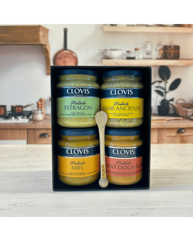 Coffret Délices 4 Moutardes