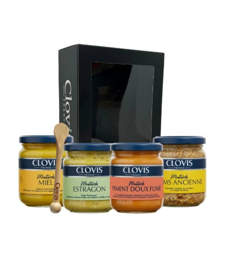 Coffret Délices 4 Moutardes