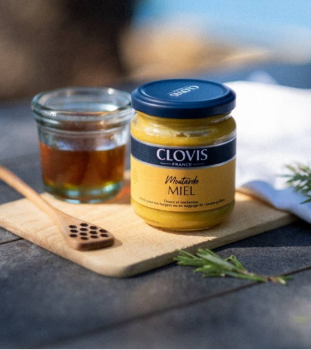 Moutarde au Miel 200g - Clovis France