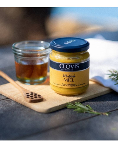 Moutarde au Miel 200g - Clovis France