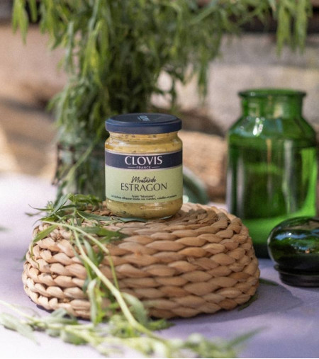 Moutarde Estragon 200g - Clovis France
