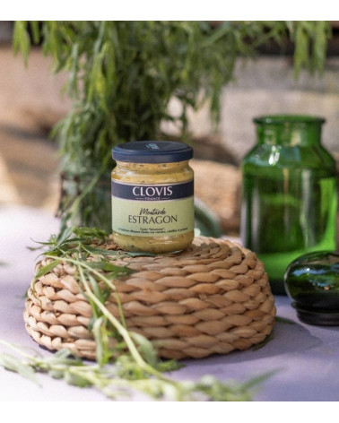 Moutarde Estragon 200g - Clovis France