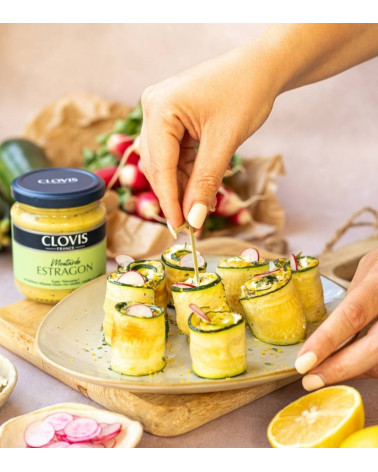 Moutarde Estragon 200g - Clovis France