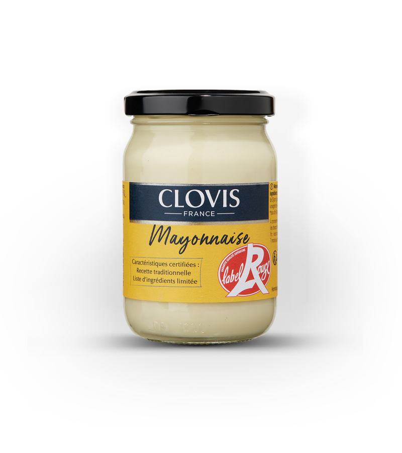 Mayonnaise Label Rouge - format 180g  - Clovis France