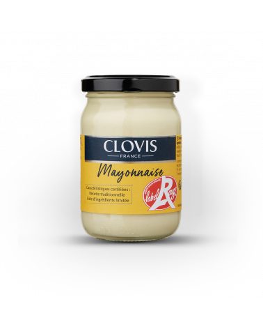 Mayonnaise Label Rouge - format 180g  - Clovis France