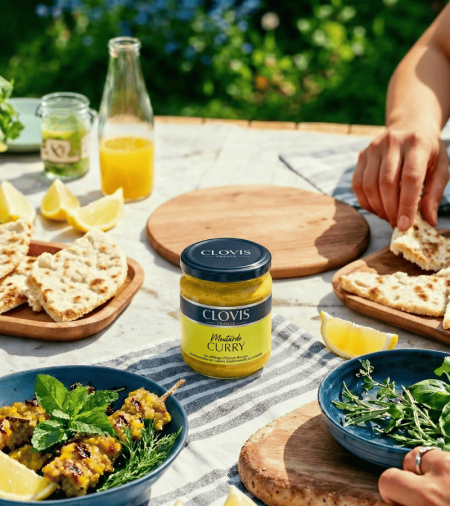 Moutarde Curry 200g - Clovis France