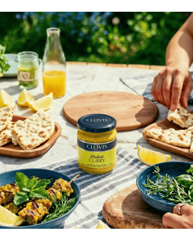 Moutarde Curry 200g - Clovis France