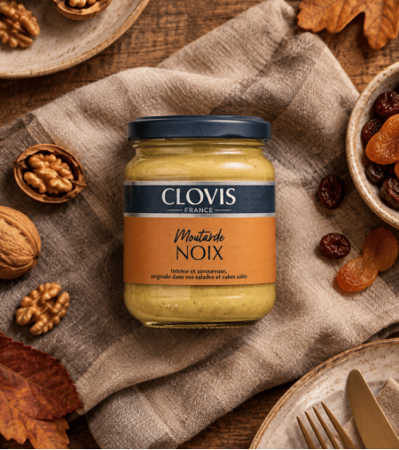 Moutarde aux Noix 200g - Clovis France