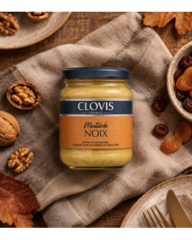 Moutarde aux Noix 200g - Clovis France