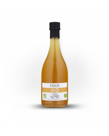 Vinaigre de cidre Bio, origine 100% FRANCE, marque Clovis