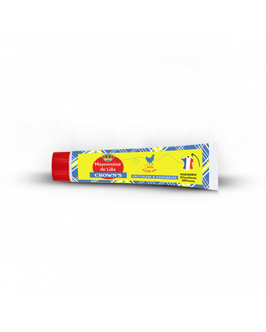 Tube de mayonnaise de Lille, de marque Crowns