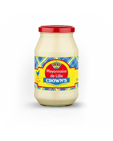 Mayonnaise de Lille dans un pot en verre de marque Crowns