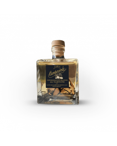 Condiment balsamique à la truffe, marque Antichi Colli, format 25cl, sur fond blanc