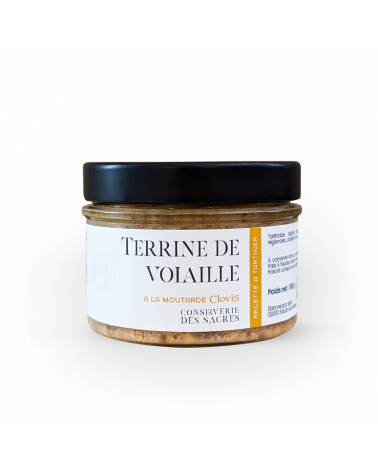 Pot de Terrine de volaille à la moutarde de Reims de marque Clovis