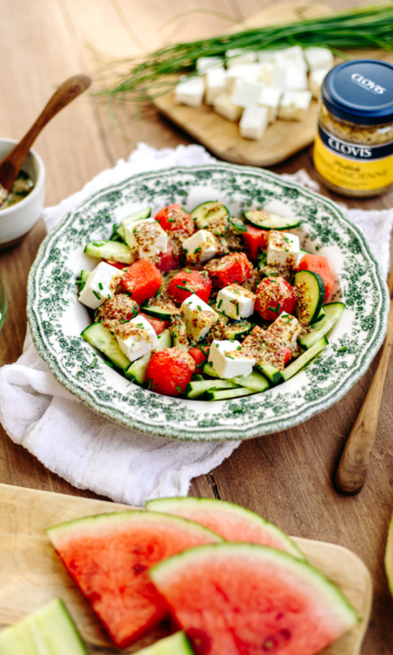 Roulés de courgette au fromage frais et moutarde à l’estragon